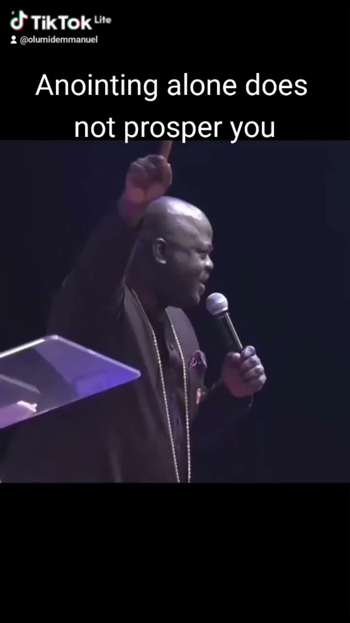 Anointing and faith are not enough to make you become wealthy. Add work to the anointing and faith